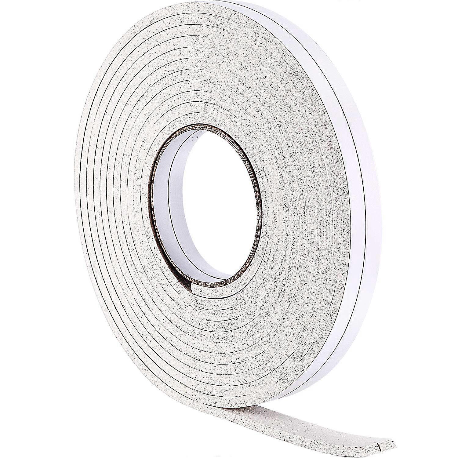 10 Meters Foam Draught Excluder Weather Strip Tape 5mm for Window Sealing and Insulation Efficiency