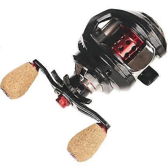 Baitcast Reel High Speed Strong Bearings Lightweight Useful Double Break Drag for Angling