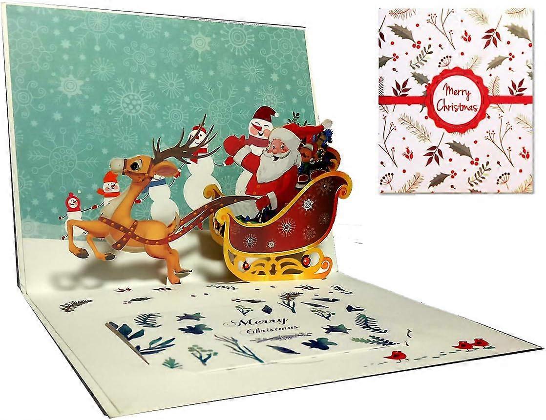 Assorted Pattern Set 3D Holiday Greeting Cards, Creative Mini Cards With Blank Note Space For Personal Messages, Colorful Christmas Cards For Family