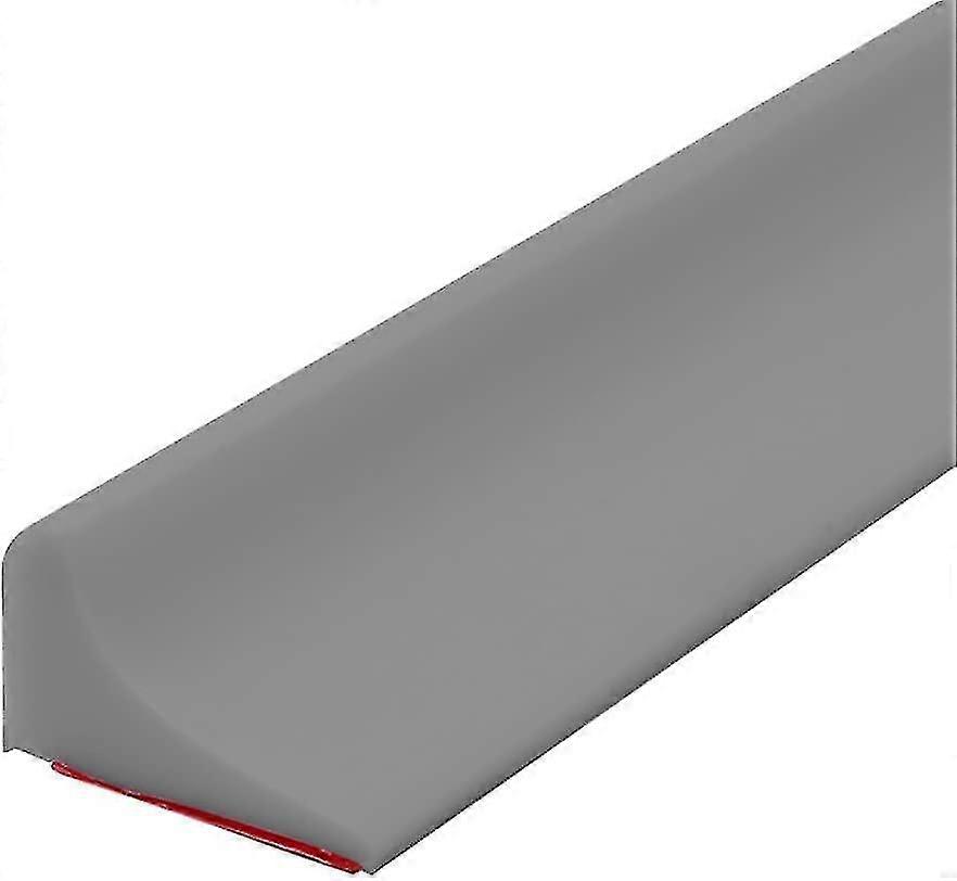 2M Kendinden Yapışkanlı Silikon Duş Eşiği Su Bariyeri Banyo Mutfak Islak Oda Zemin Contası