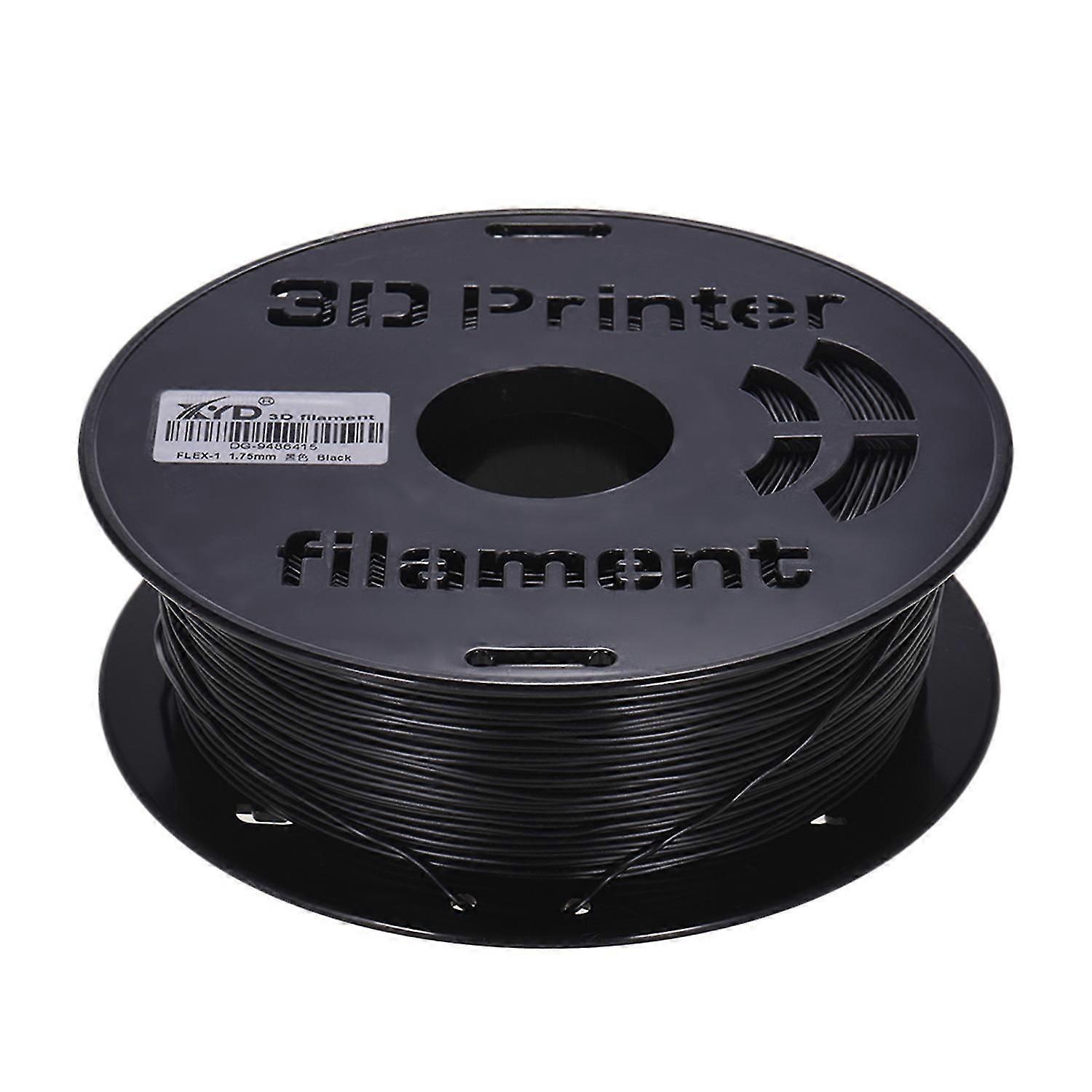 1 kg / Spule 1,75 mm flexibles TPU-Filament-Druckmaterial liefert weiß, schwarz, transparent für 3D