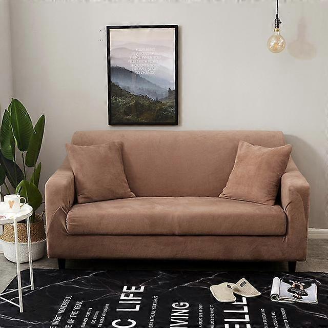 Cosy Home Velvet Plush Thicken Sofa Cover All -Inclusive Elastic Couch Cover For Living Room Chaise Longue L Shaped Covers