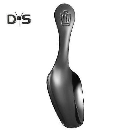 Thickened Tea Spatula Crown Pattern Practical Mini Portable Tea Sugar Salt Spice Spoon Kitchen Tool