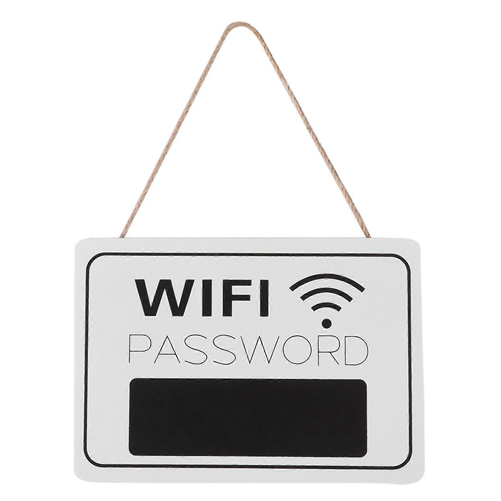 High-Quality Heavy-Duty WiFi Password Sign, Crafted From Distressed Weathered Surface Wood For Timeless Appeal, Functional Decor That Enhances Any