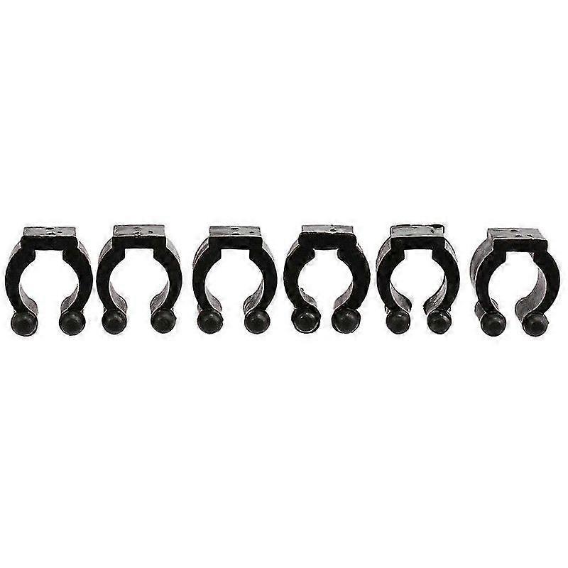 6pcs Plastic Pool Cue Billiard Stick Rack Clips for Billiards Cue Sticks