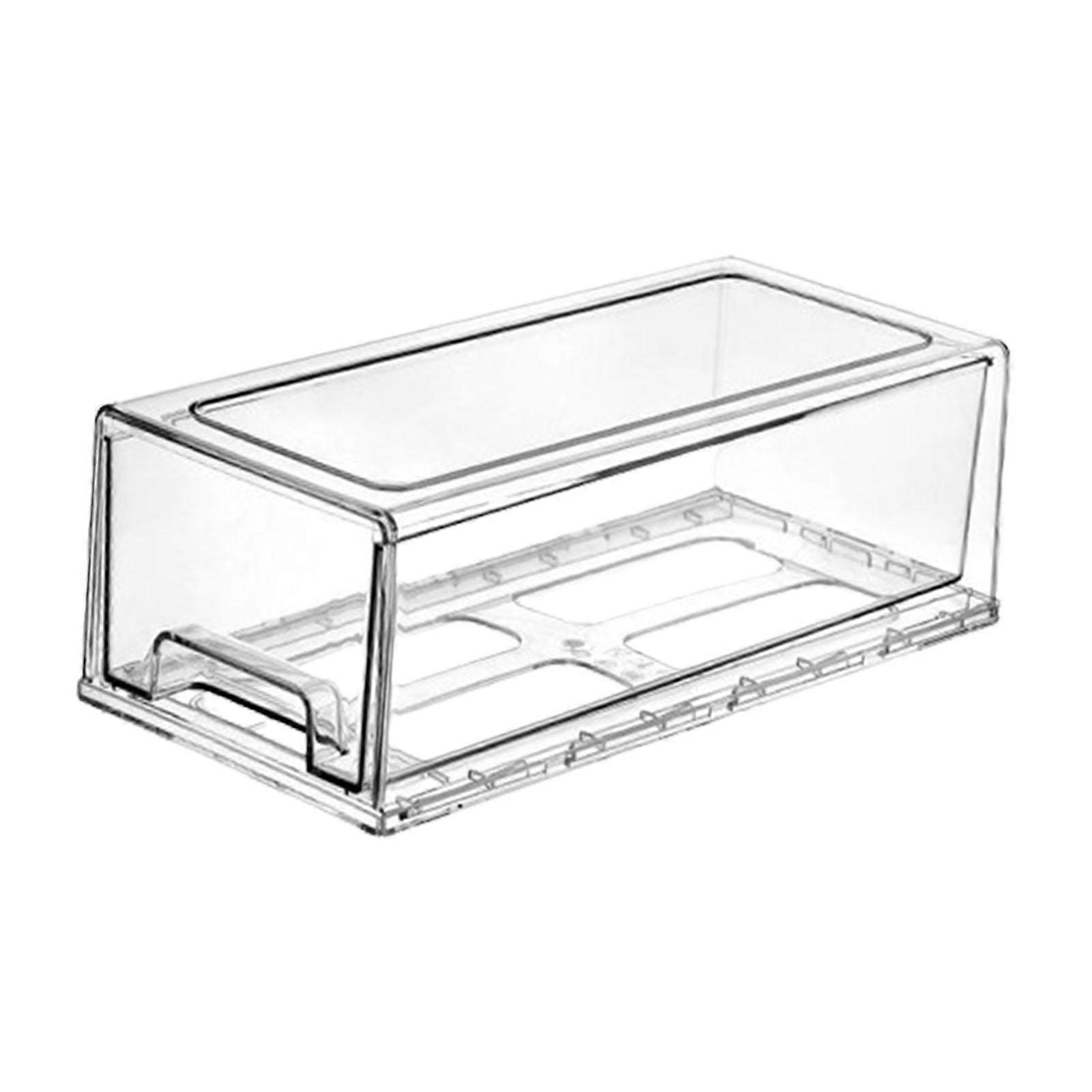 Storage Bin Desktop Storage Box Stacking for Cosmetic Makeups Dressing Clear