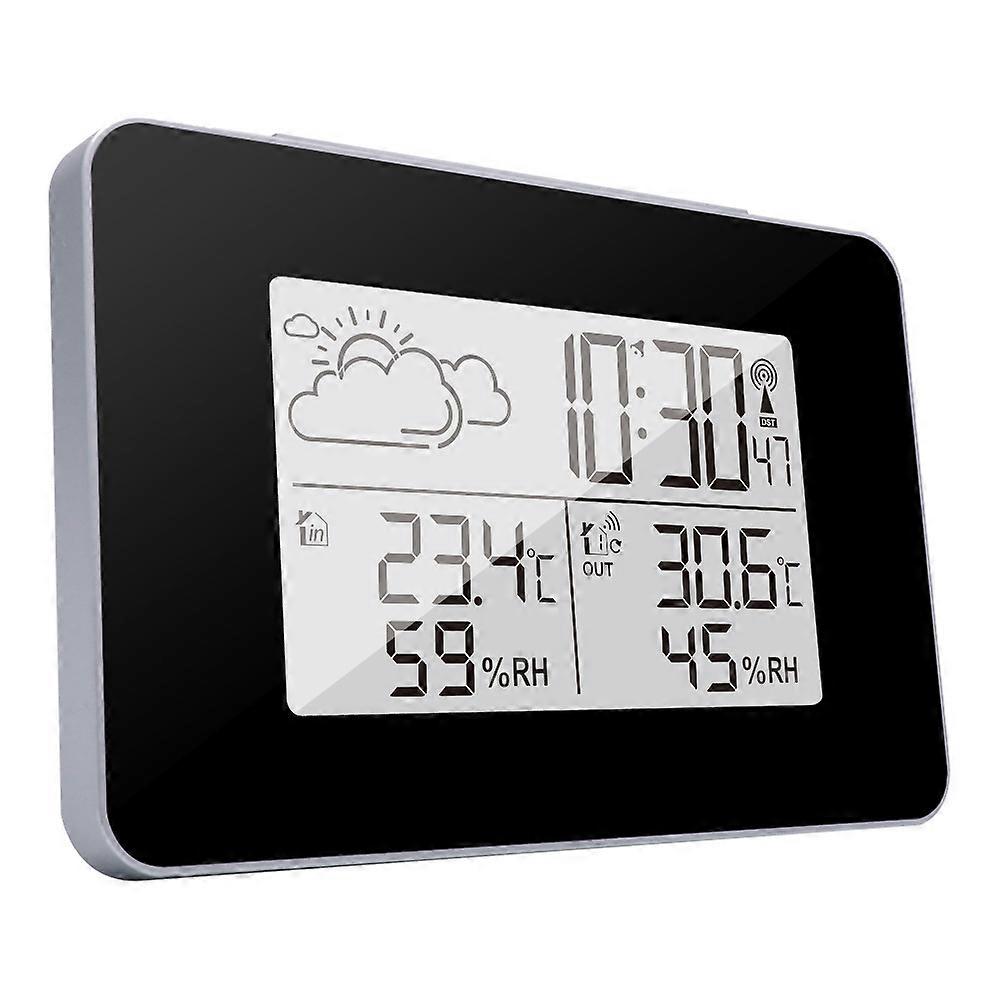 Wireless Weather Station Digital Weather Station Indoor and Outdoor Weather Station Forecast Thermometer Sensor Clock Home Hygrometer