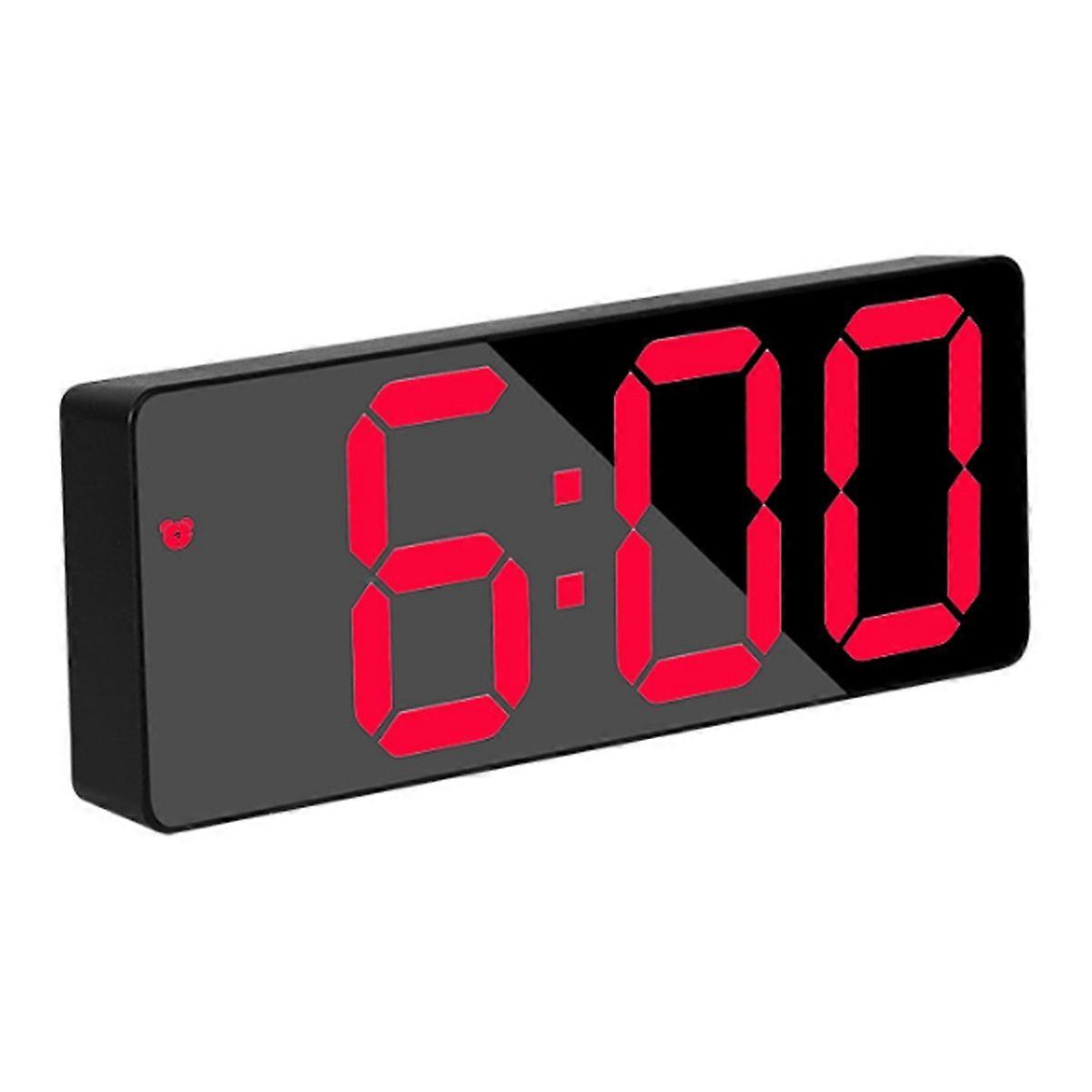 Digital Alarm Clock, LED Alarm Clock for Bedroom, Electronic LED Desktop Clock