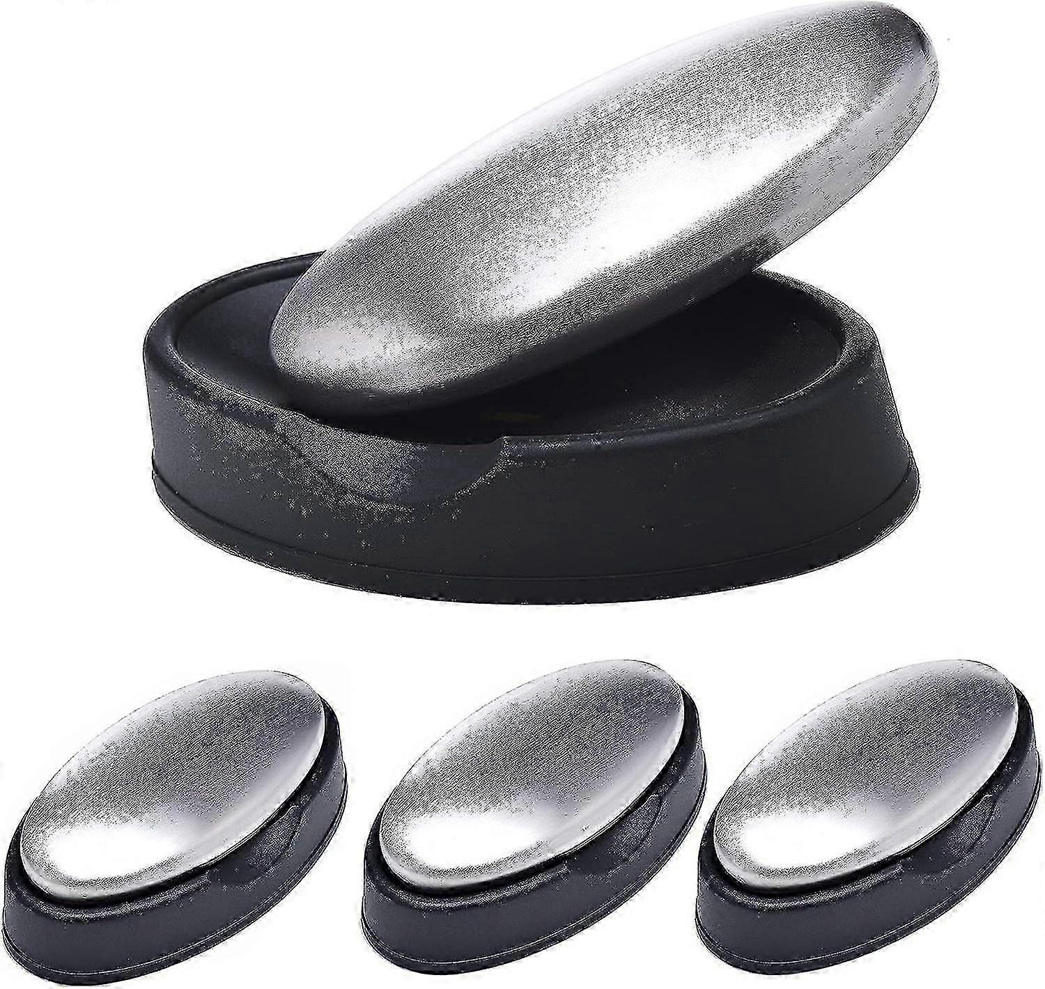 4 Pack rustfritt stål såpe Bar Magic Fish hvitløk løk luktfjerner