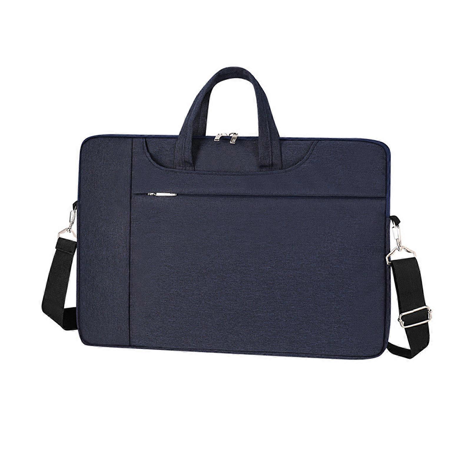 Notebook Carrying Case Silm Handbag Business Bags Tote Bag para laptop de 13-15,6 polegadas À prova de respingos portátil Protective Case Azul 13 polegadas