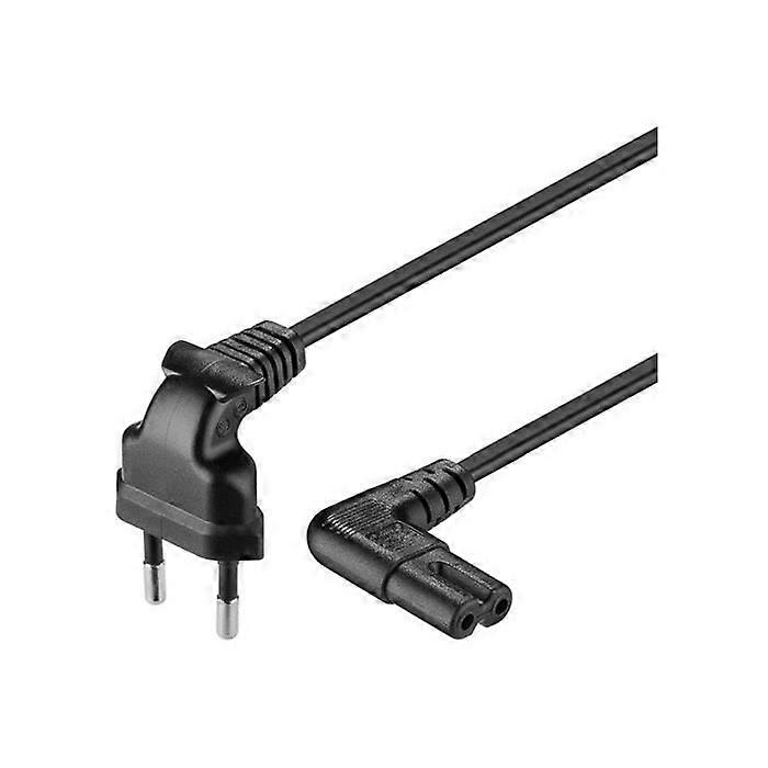 Electric Cord - Goobay - 0.5 m - Black - Euro plug Type C - Device jack C7