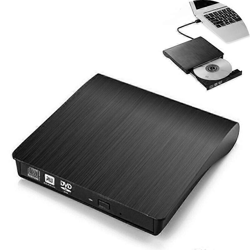 Compact External CD DVD Burner, Multi-Purpose for Music & Data Backup