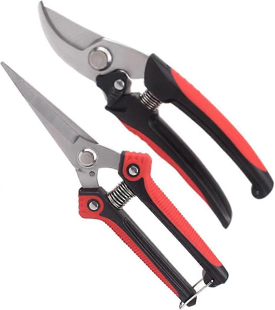 Garden Scissors, Pruning Shear, Ultra Sharp, Stainless Steel, Spring Action