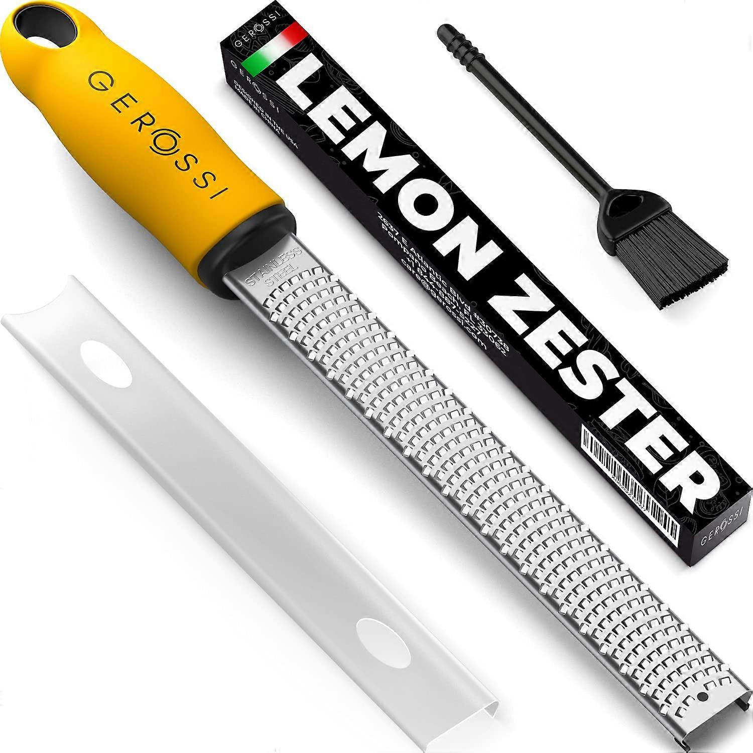 Stainless steel cheese and citrus grated extra sharp knife - perfect for lemon, parmesan
