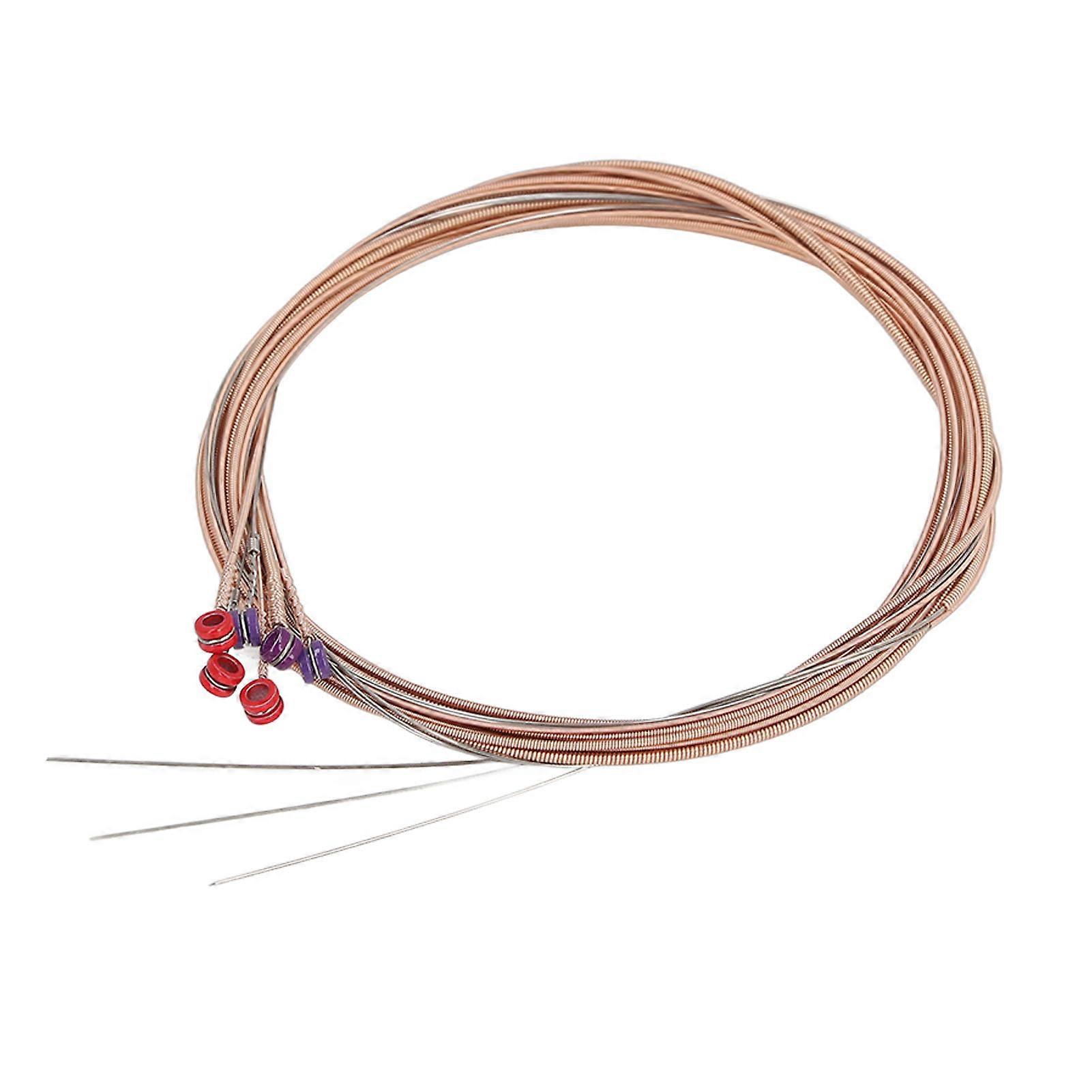 3 Set Folk Guitar Strings .012 Gauge Copper Hex Core Acoustic