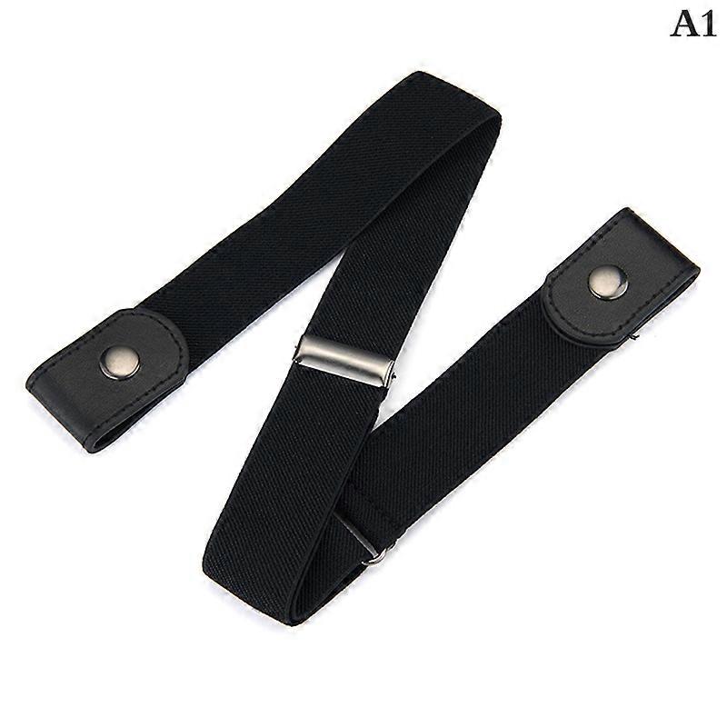 Buckle-Free Belts for Women Men Jean Pants Dress No Buckle Adjustable Stretch Elastic Waist Band Invisible Belt DropShipping