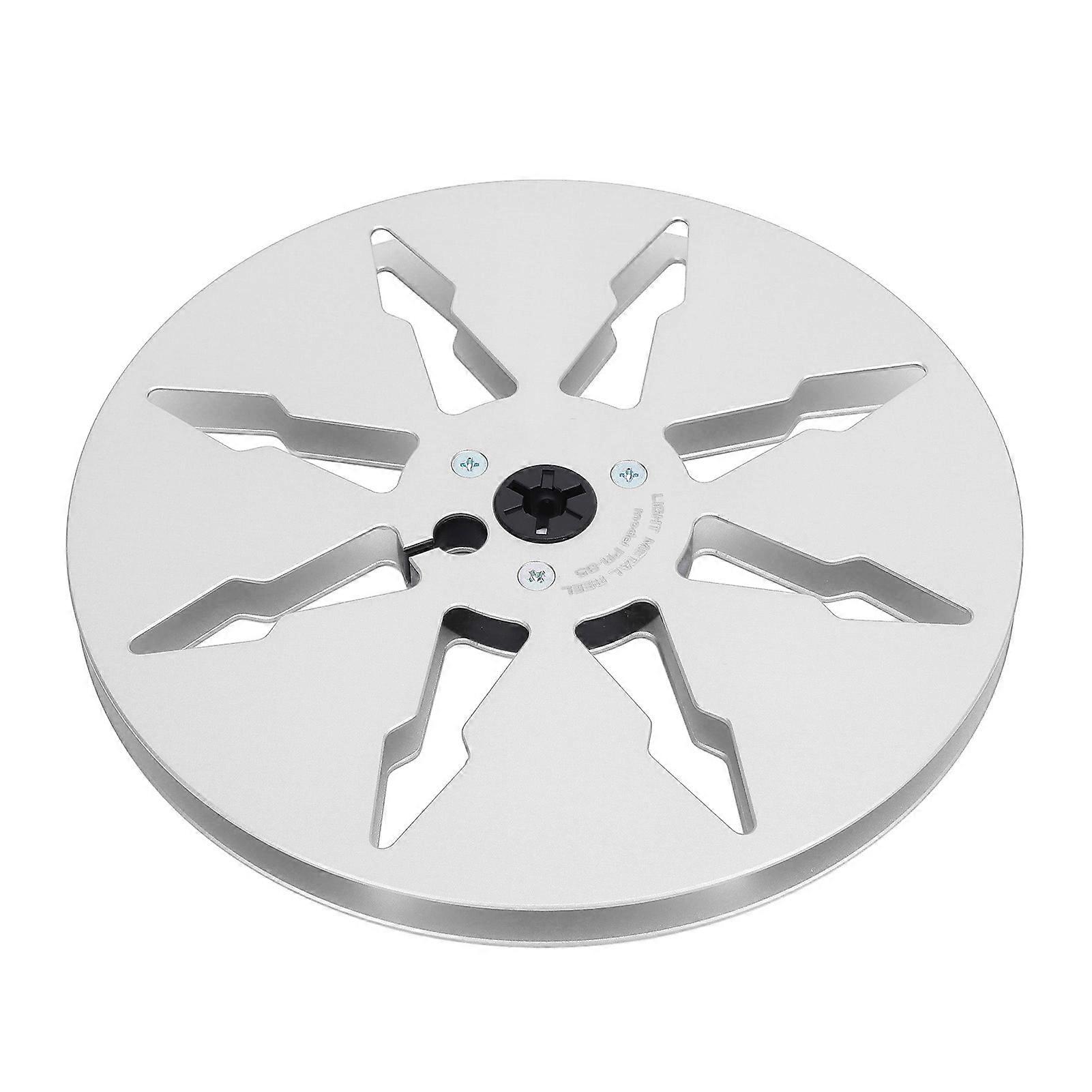 1/4 7 Inch Empty Tape Reel 8 Holes Aluminum Alloy Open Sound Tape Empty to Reel for ReVox Studer