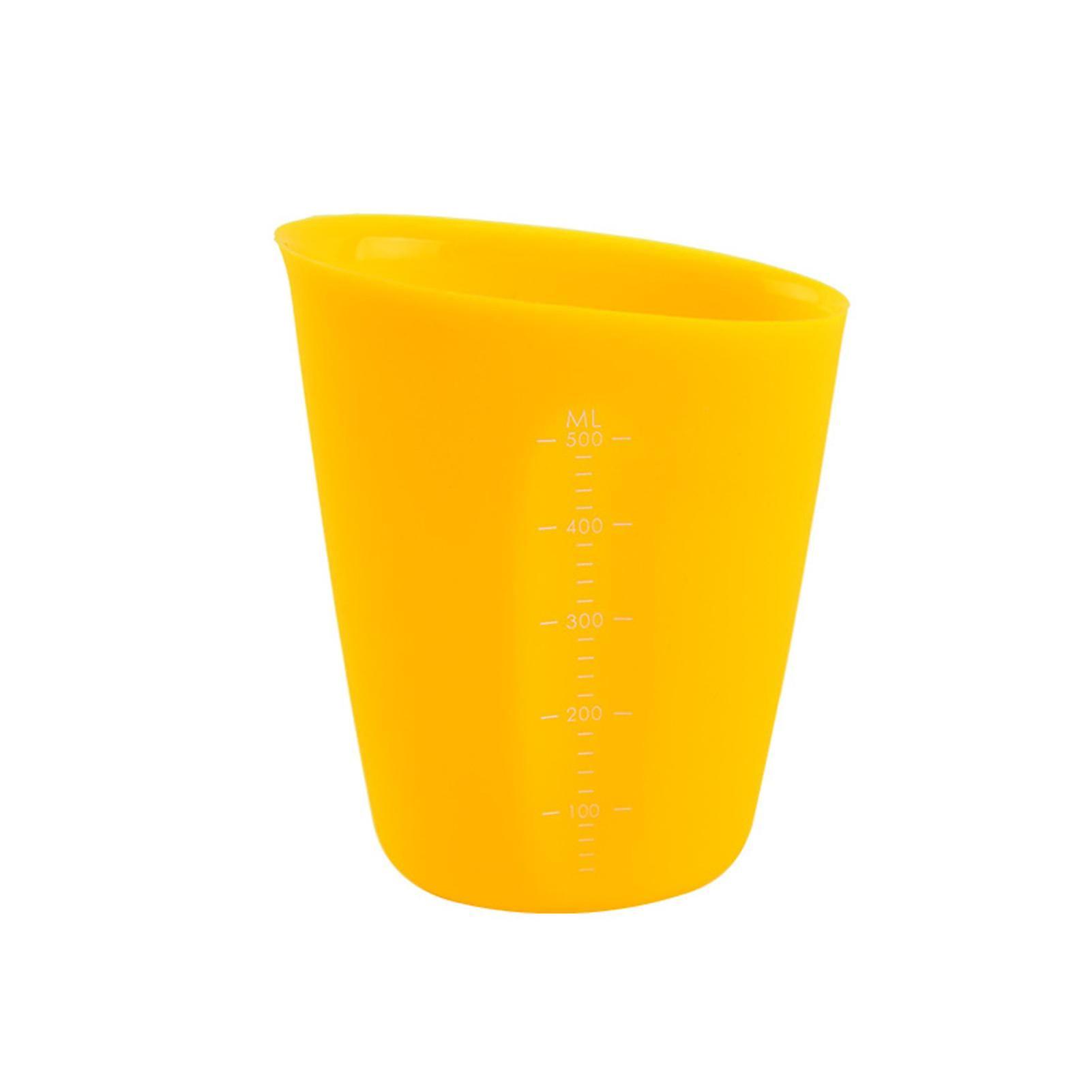 Farfi Juice Cup Non-slip Smooth Edge Easy To Clean Silicone Measuring Cup Tool For Baking