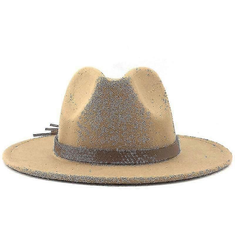 Wide Brim Höst Trilby Caps, Vinter Panama Hatt