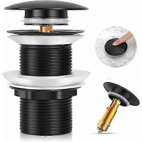 2025 Latest Model  Sink Drain Without Overflow, Click Clack Drain, Brass Sink