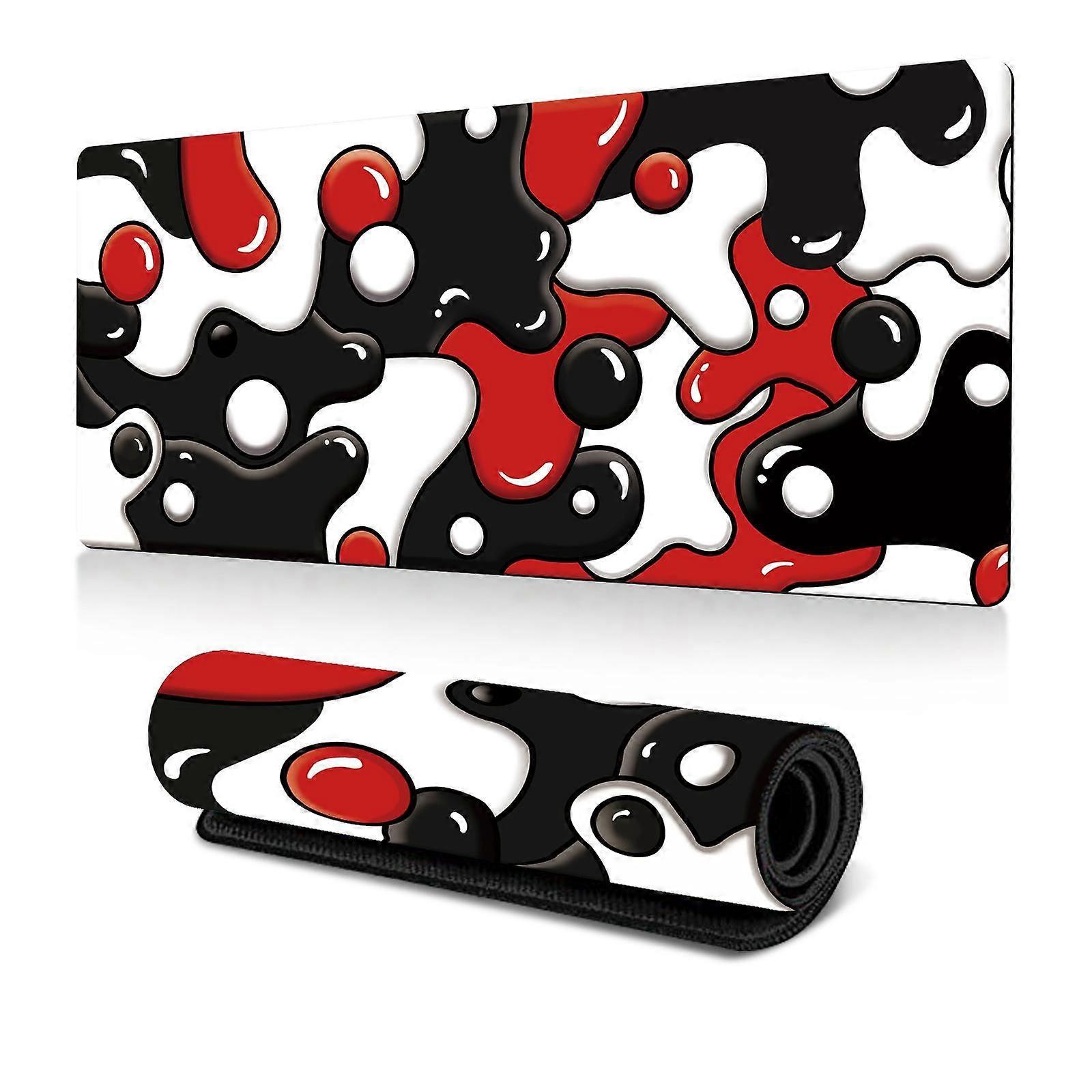 Abstract Fluid Color Blending Mouse Pad 300x600x2mm