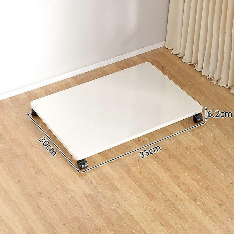 Movable Plant Tray With Wheels Portable Flower Pot Stand Rolling Saucer Rotating Coaster Durable Plastic Plant Base For Indoor