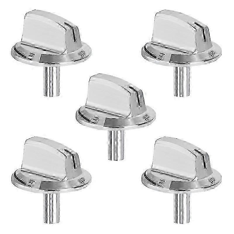 5 Packs Upgrade 5304525746 Long Stem Stove Knobs Replacements, Compatible with Gas Stove Range Oven Knobs