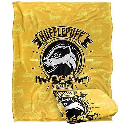 Harry Potter Dedication, Patience, Loyalty Hufflepuff Blanket