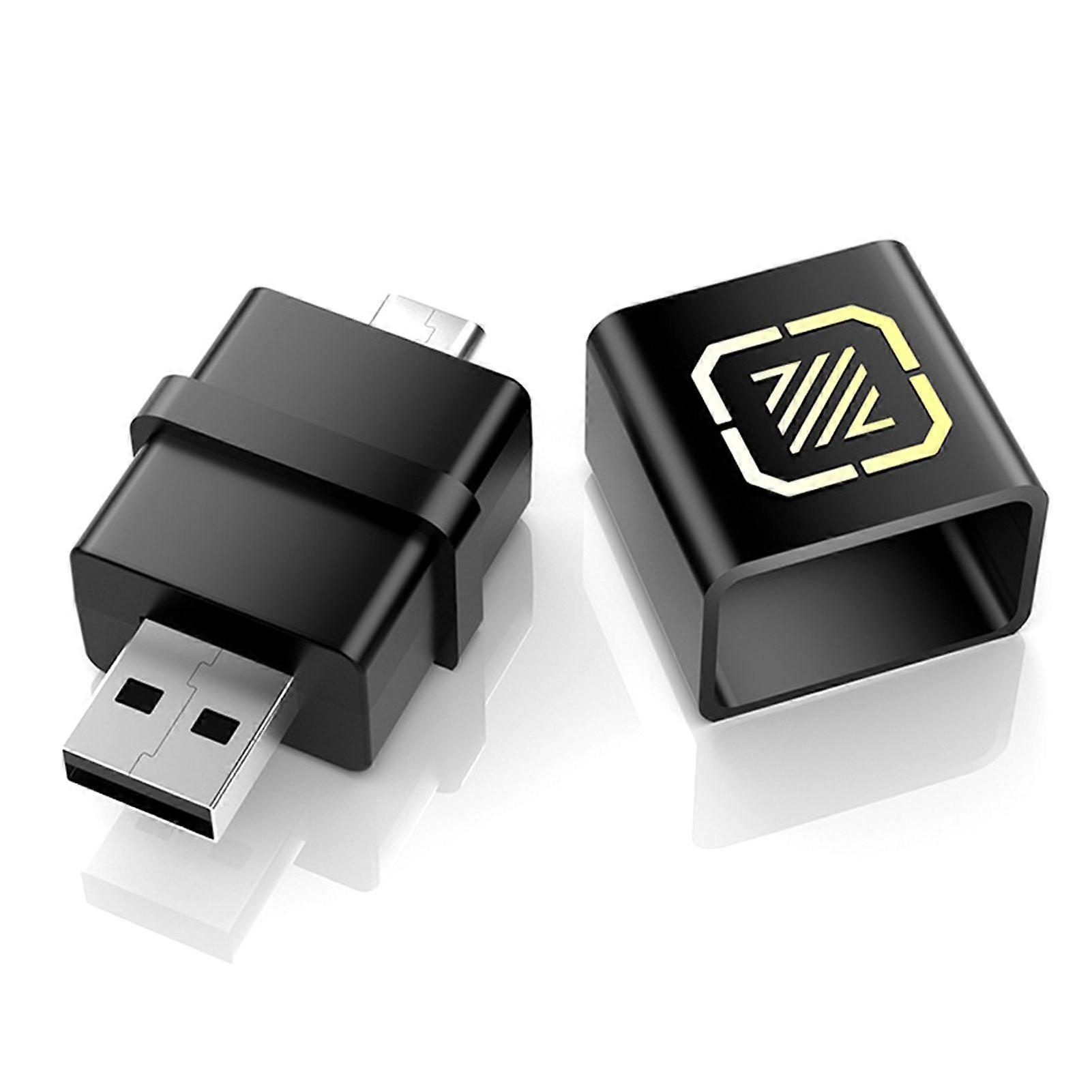 Mini Wireless Carplays Adapter 2 in 1 Androids Auto Wireless Adapter Dual-head Plug Play Car Adapter
