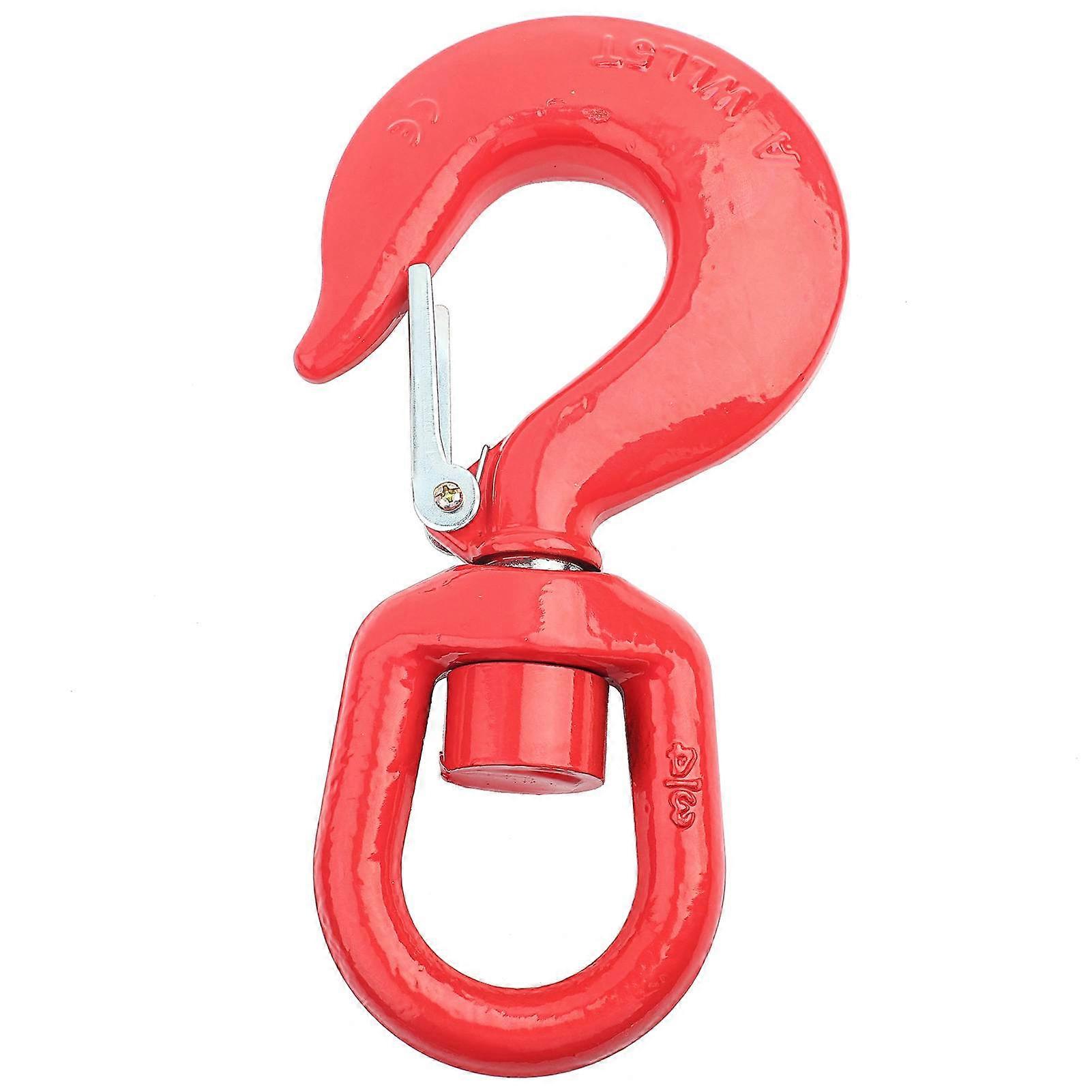 Crane Hook Swivel Eye Alloy Steel Gravity Rigging Lifting Industry Ship Building Round Hook 5T