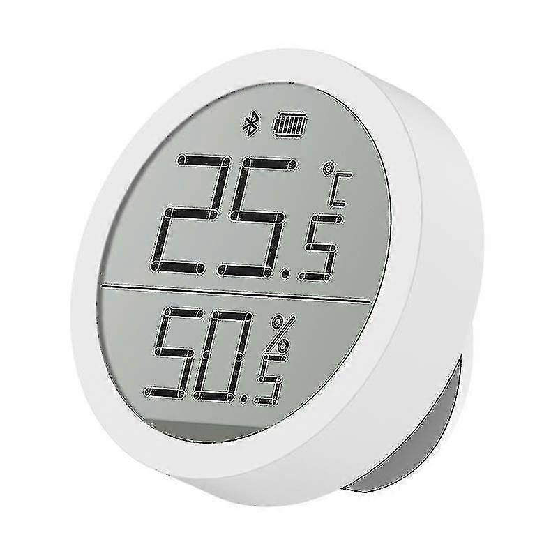 Thermometer Hygrometer Indicator For Standing Or Wall Mounting With Room Climate Indicator, White.