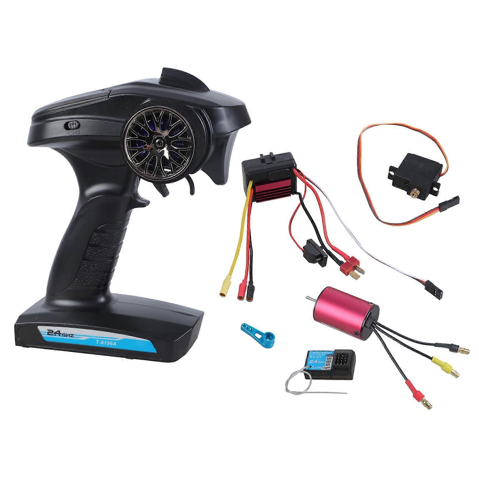 R/C Brushless ESC & Brushless Motor ESC Steering Gear 3CH Transmitter for WLtoy A959 A959-B A979-B HSP 1:10 RC Off-road