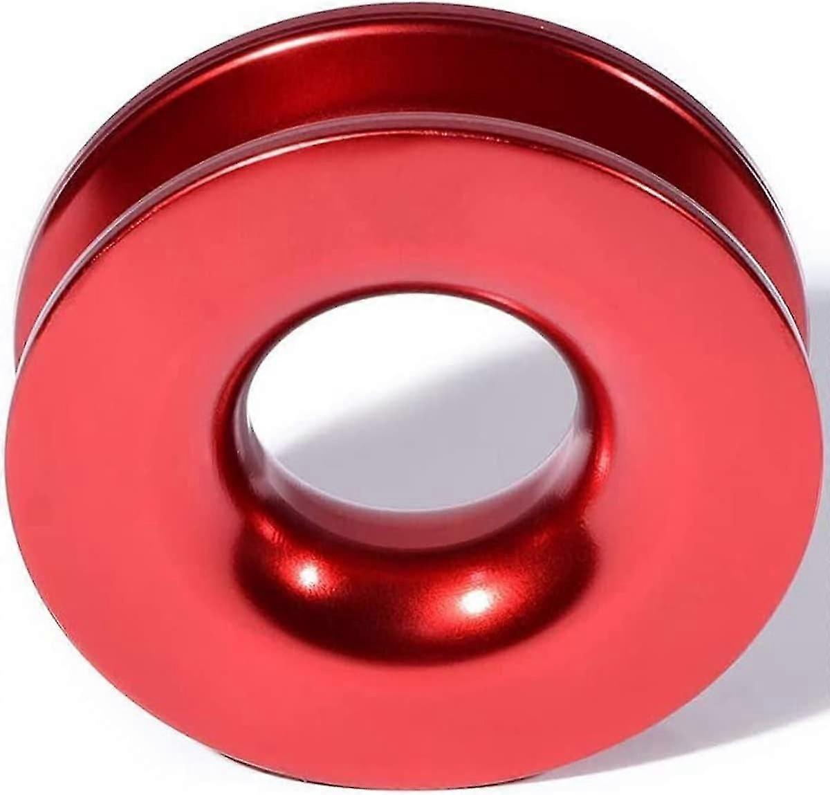 Recovery Ring Traktionswinde Snatch Recovery Ring Aluminiumlegierung Snatch Ring oder mit 41.000 lbs Windenseil 3,8" Compact Recovery Snatch Ring für Soft Sha