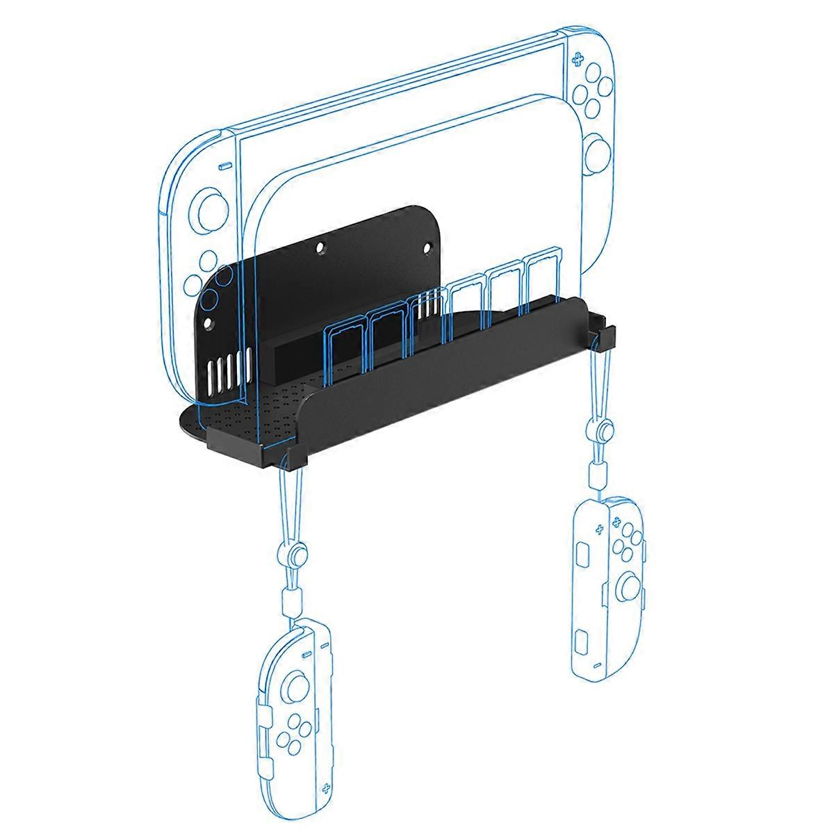 Wall Mount Host Stand for Switch 2 Game Console Wall Mounted Holder Bracket Wall Mount Hanging Wall
