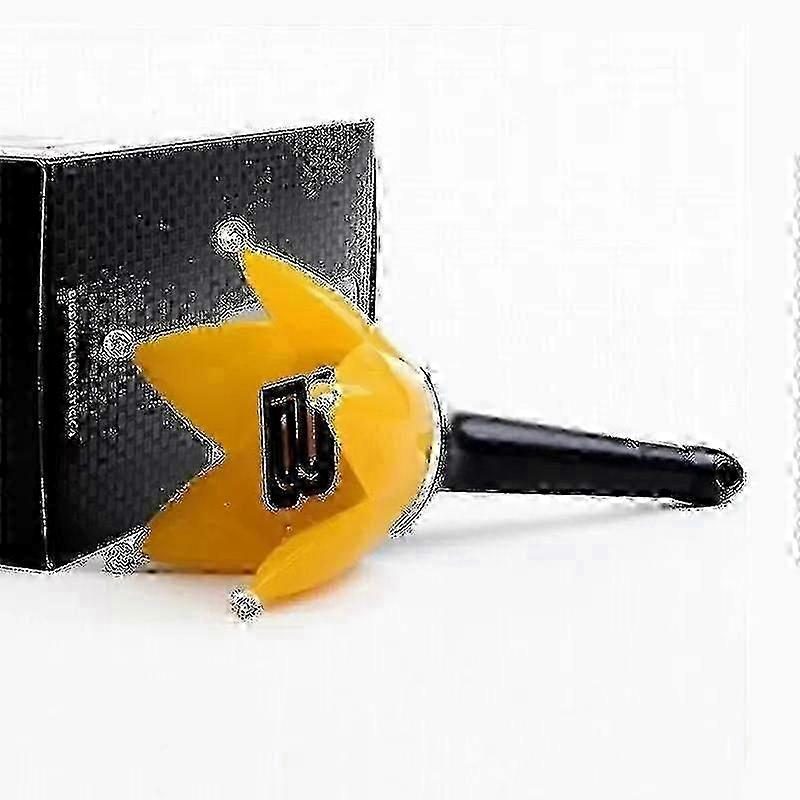2025 Bigbang Lightstick - ضوء موسيقى متوهج في الظلام ، ضوء دعم ، ضوء يدوي ، عصا توهج ، عصا بريق (أسود) (1 قطعة)