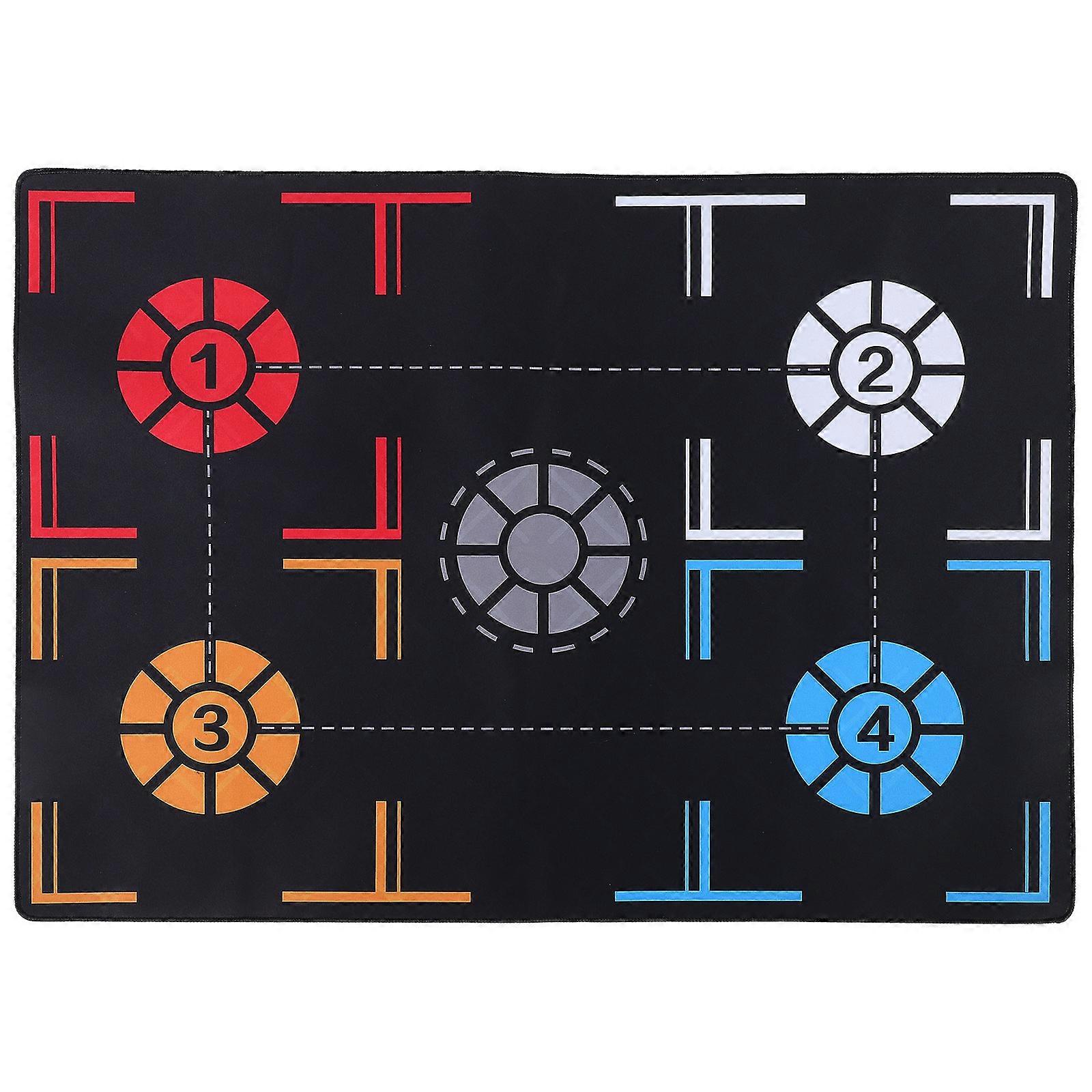 Basketball Training Mat for Indoor & Footwork, Noise Reducing Exercise Pad for Skill Improvement in Teens & Adults