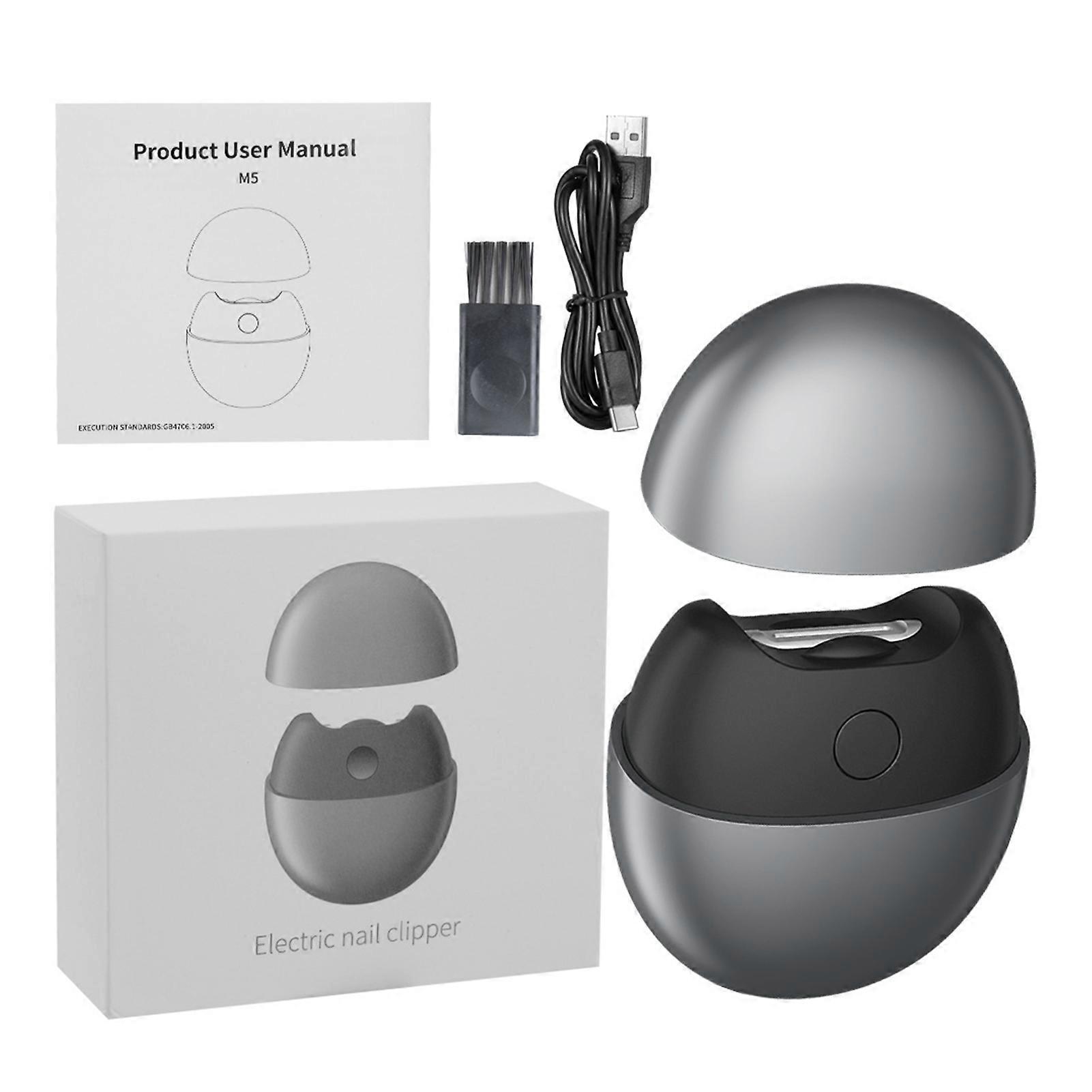 Electric Nail File with LED Light for All Nail Types