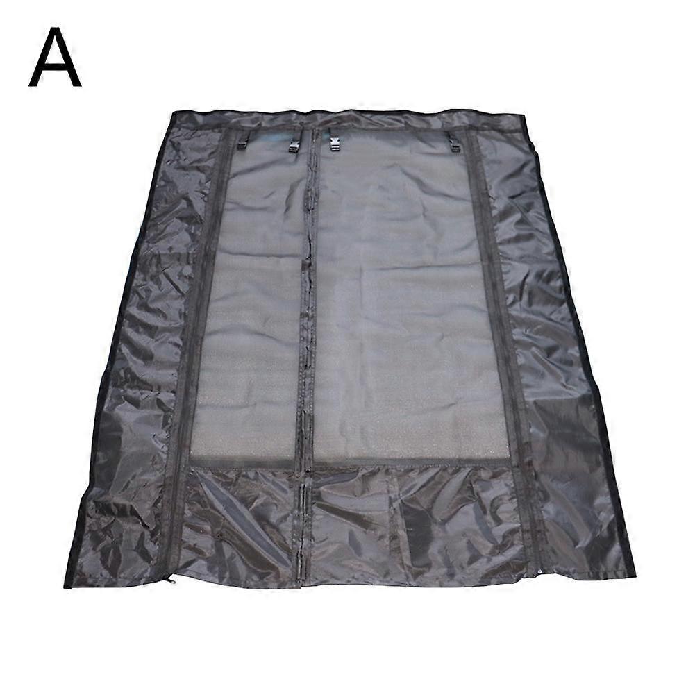 133*180cm(A)$Teslin net RV anti-mosquito insect door curtain camper sunscreen breathable full coverage roller blind