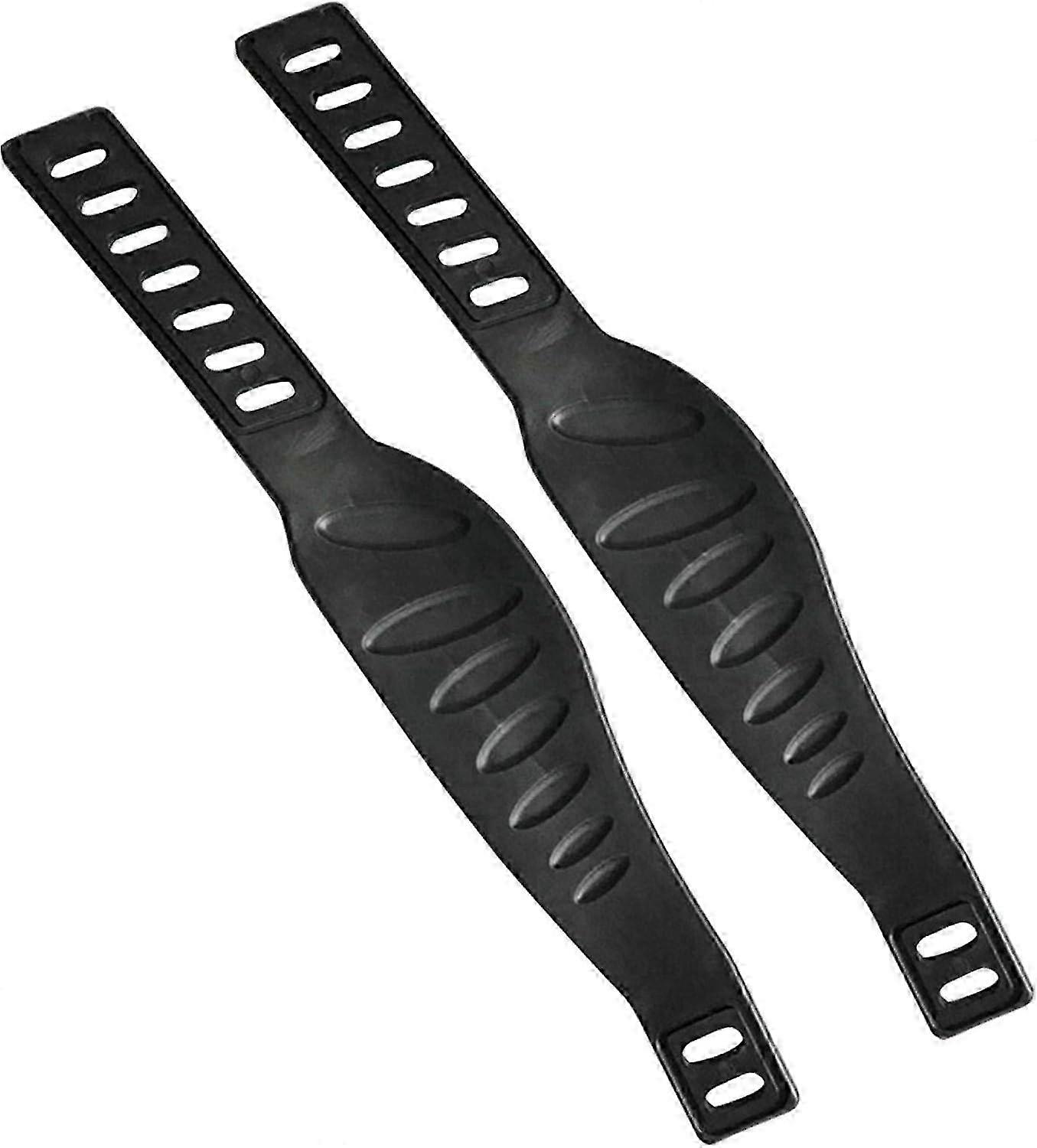 1 pair Heavy Duty Adjustable Length Universal Pedal Straps for Exercise Bike, Suitable for Spinning Bike Home Gym Use