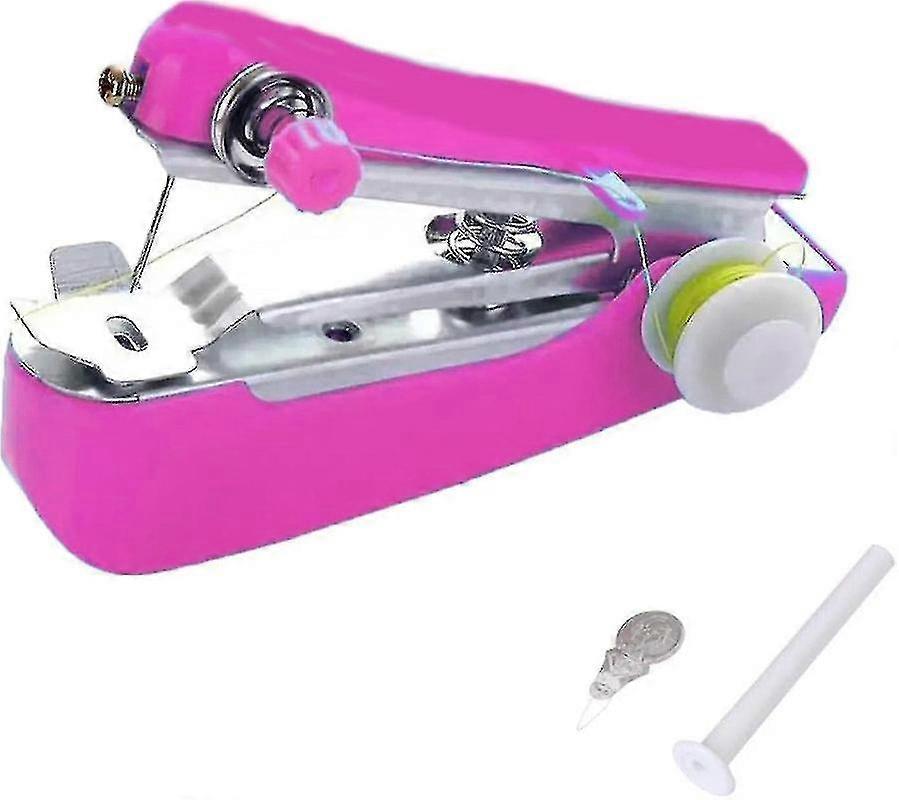 Handysewer Portable Cordless Mini Sewing Machine for Home Needlework - Pink