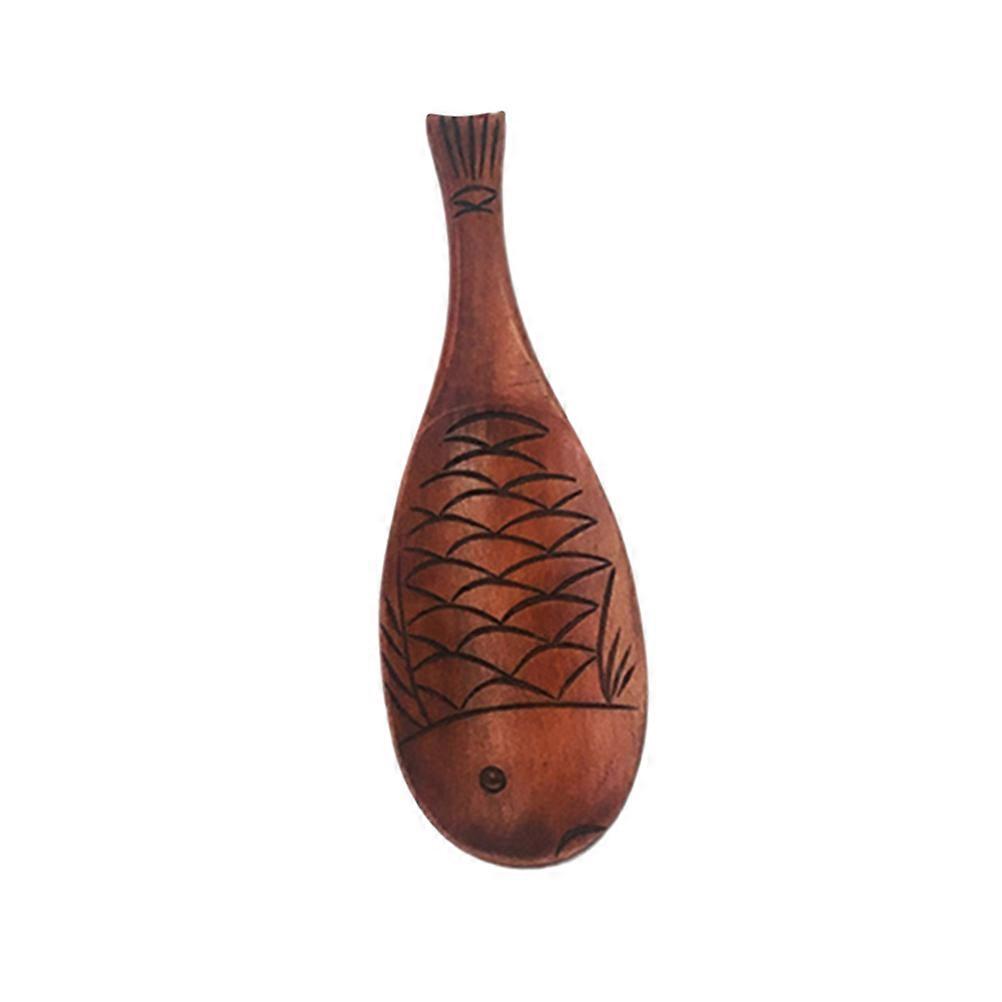 Wooden Fish-Shaped Spoon, Enhances Cooking Experience in Kitchen