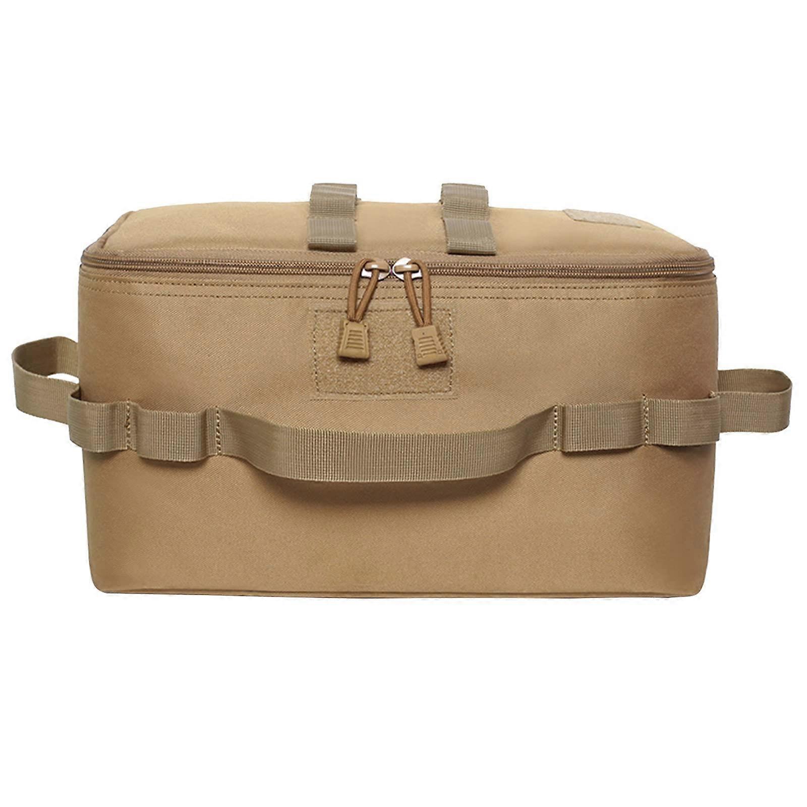 Outdoor Camping Storage Bag with Large Capacity for Ground Tools, Cookware, and Utensil Organization, Durable and Versatile