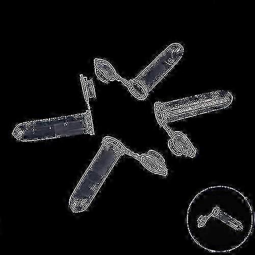 100pcs 2ml Micro Centrifuge Tube Flacon Clear Plastic Flacons Récipient Snap Cap