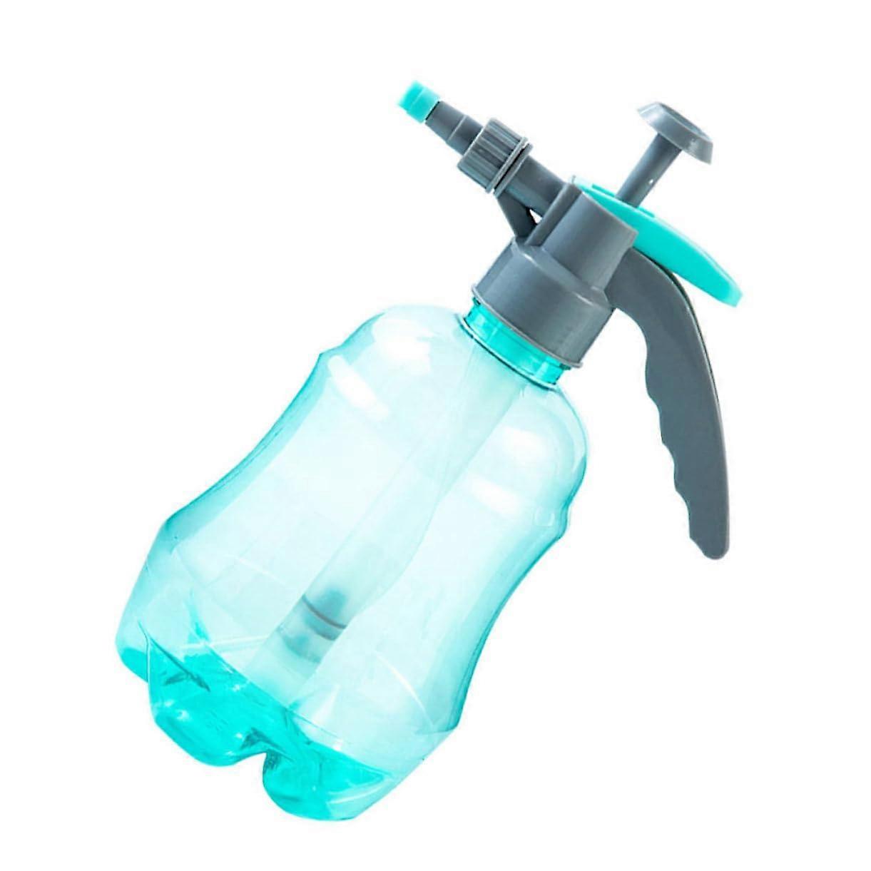 Flower watering pot with hand pressure mist sprayer for precise mist spray