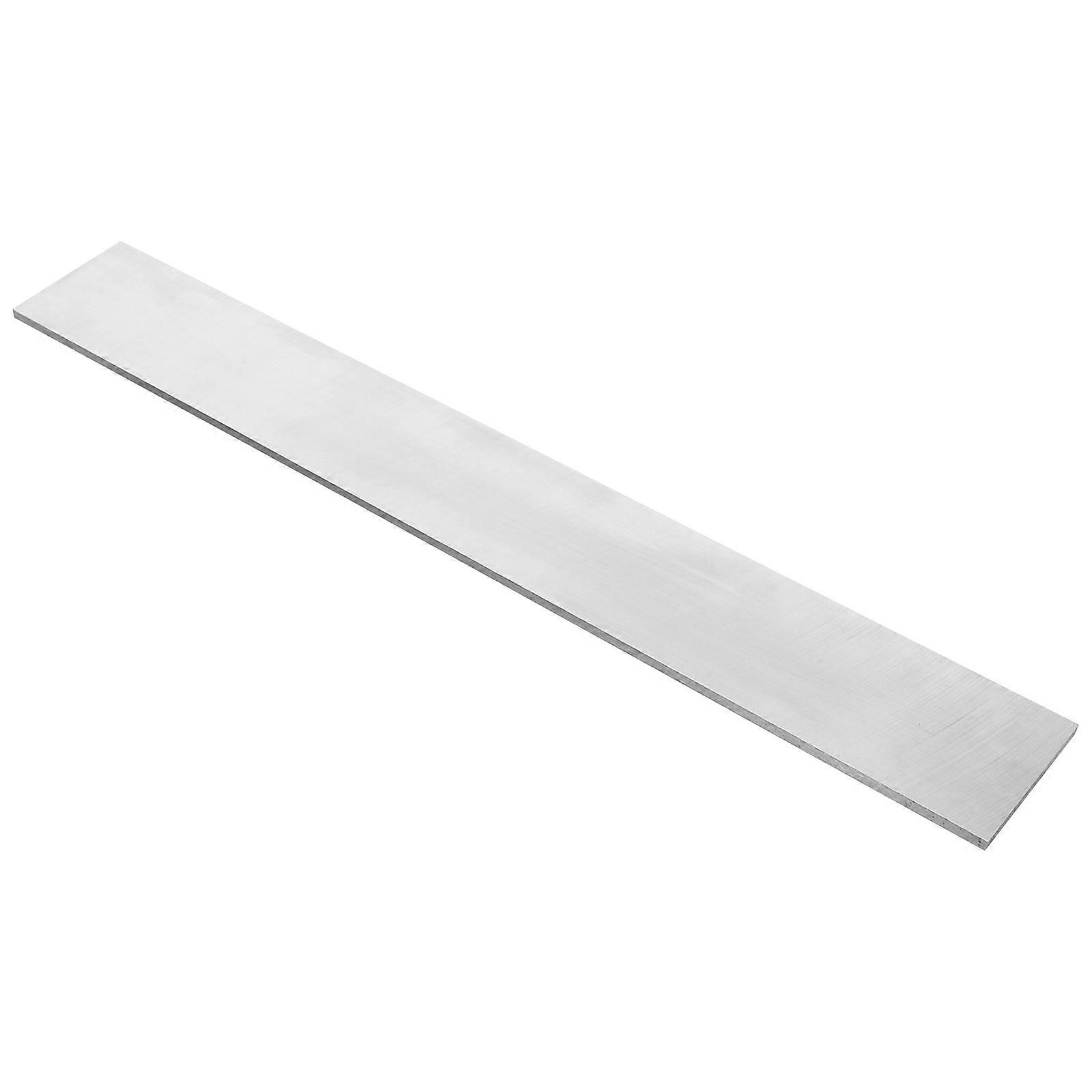 Steel Flat Stock Flat Steel Silver 30.00X4.00X0.30CM DIY Activities Makers High Precision Machining 1Pack