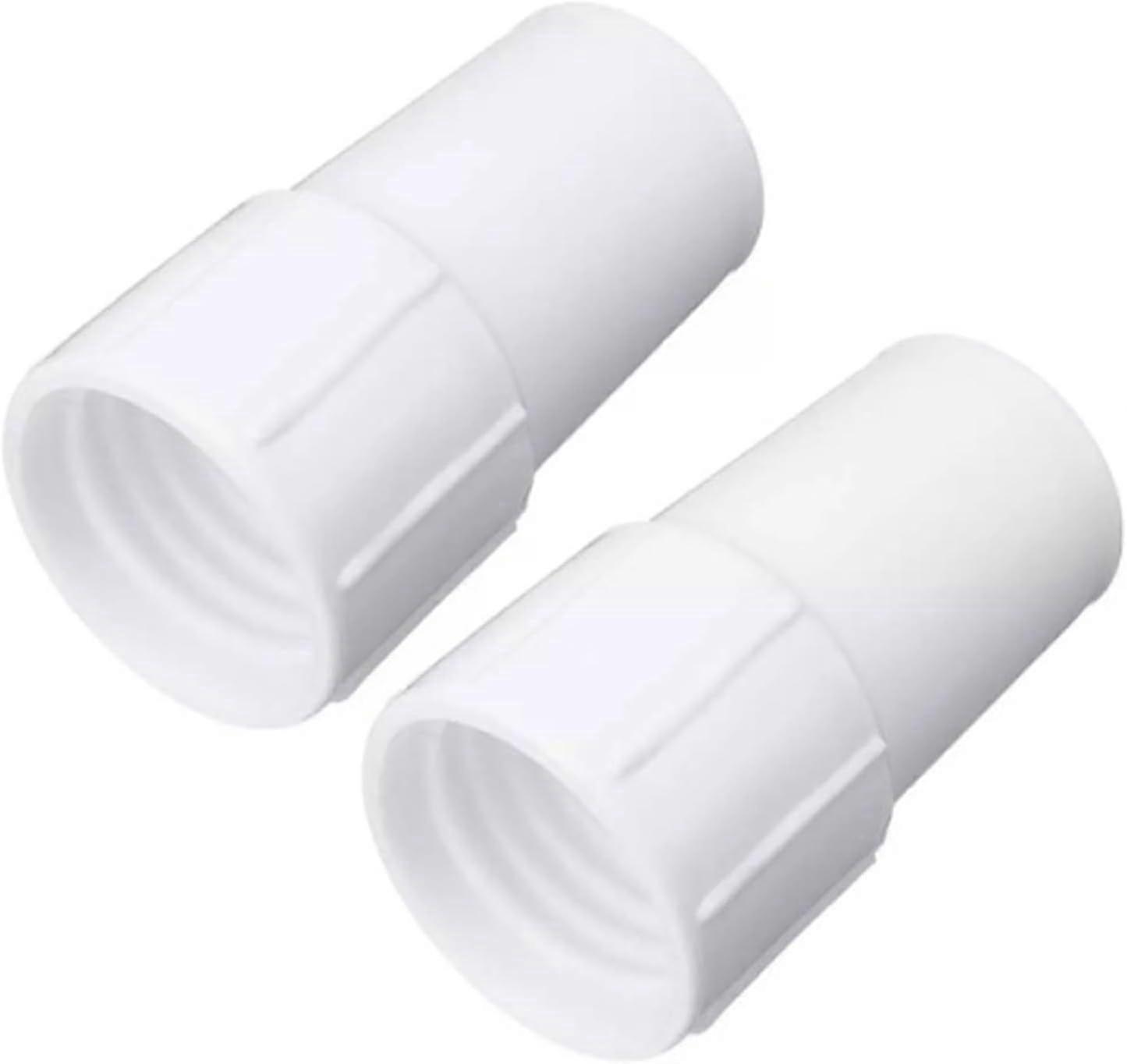 Pool Hose Adapter, Pool Hose Connector, White Pool Hose Adapter (for Cleaner)