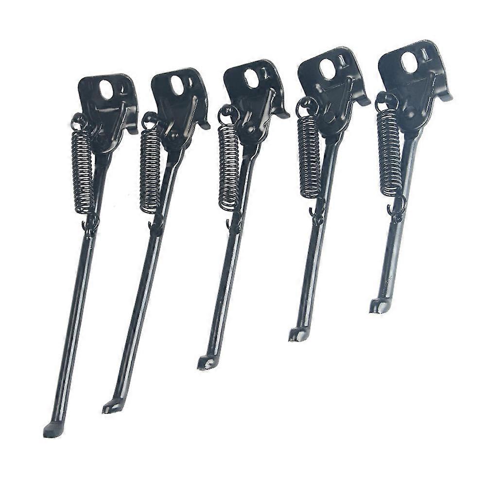 Kickstand Parking Stand Side Stand Carbon Steel Spring Design Waterproof Wear Resisting Balancing Bikes Uneven Ground 28 X 8 X 1 Cm 1Set