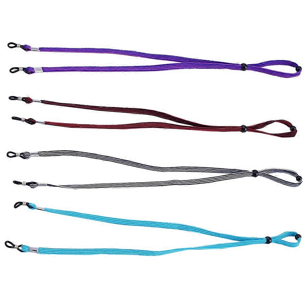 Adjustable Elastic Sports Glasses Lanyard – Non Slip, Lightweight, Comfortable, Multi Color Options for Running, Swimming, and Outdoor Activities