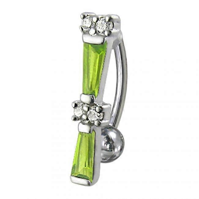 Fancy Jewelled Non-moving Reverse Navel Ring