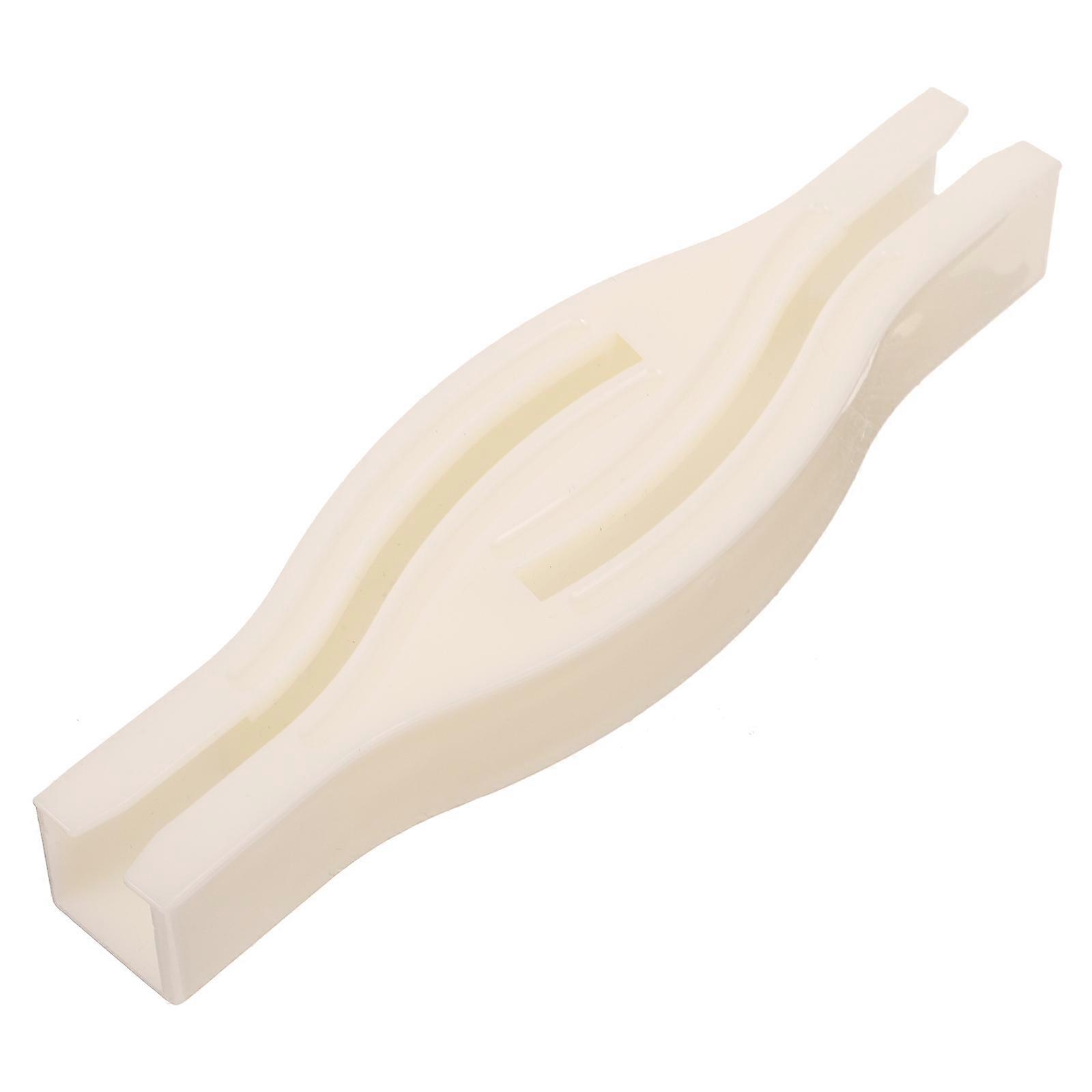 Ceiling Track Connector Curtain Rods Corner Connector Easy Installation Reliable Connection Versatile Design Beige 18.00X5.00X2.50cm 1Set